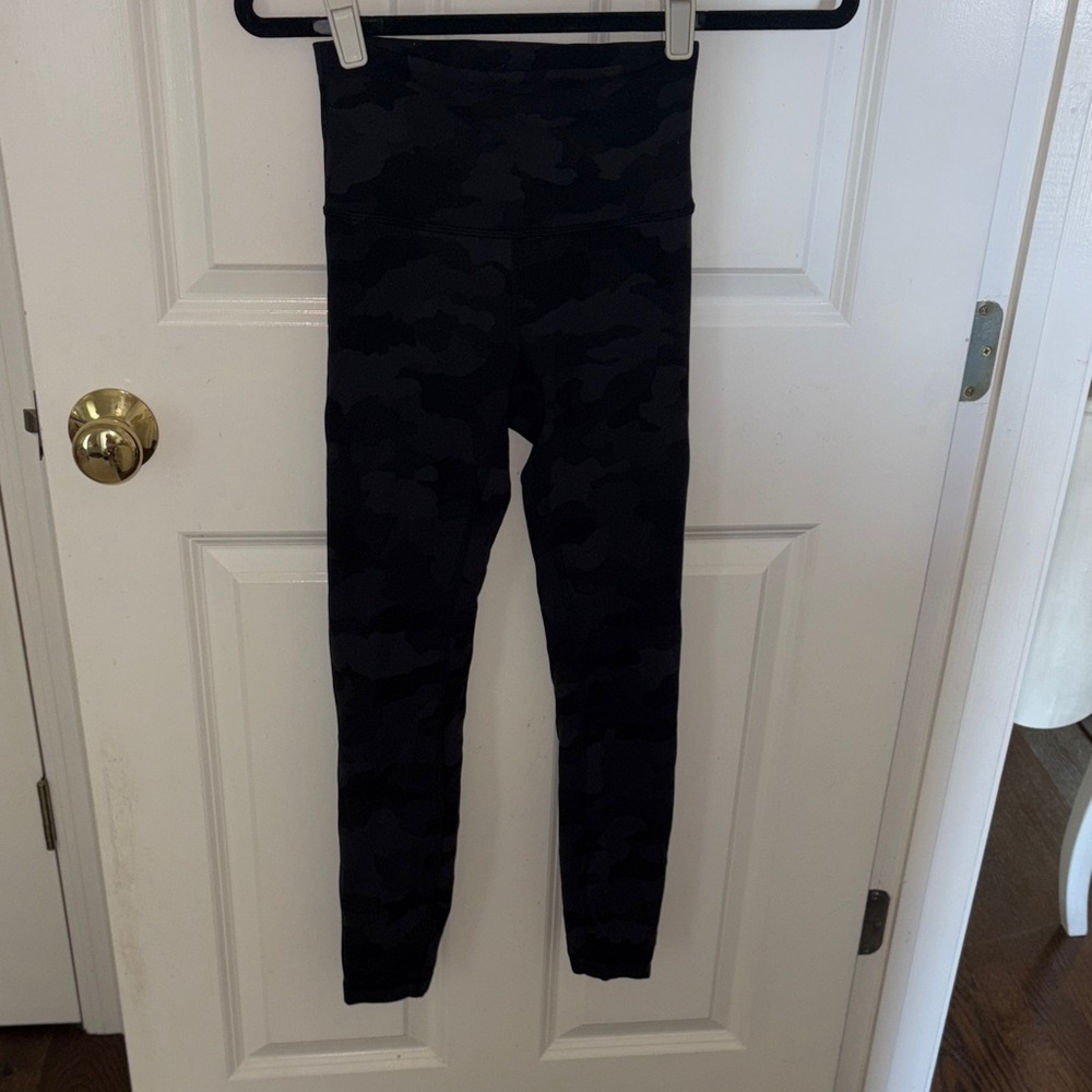 Lululemon black camo leggings.